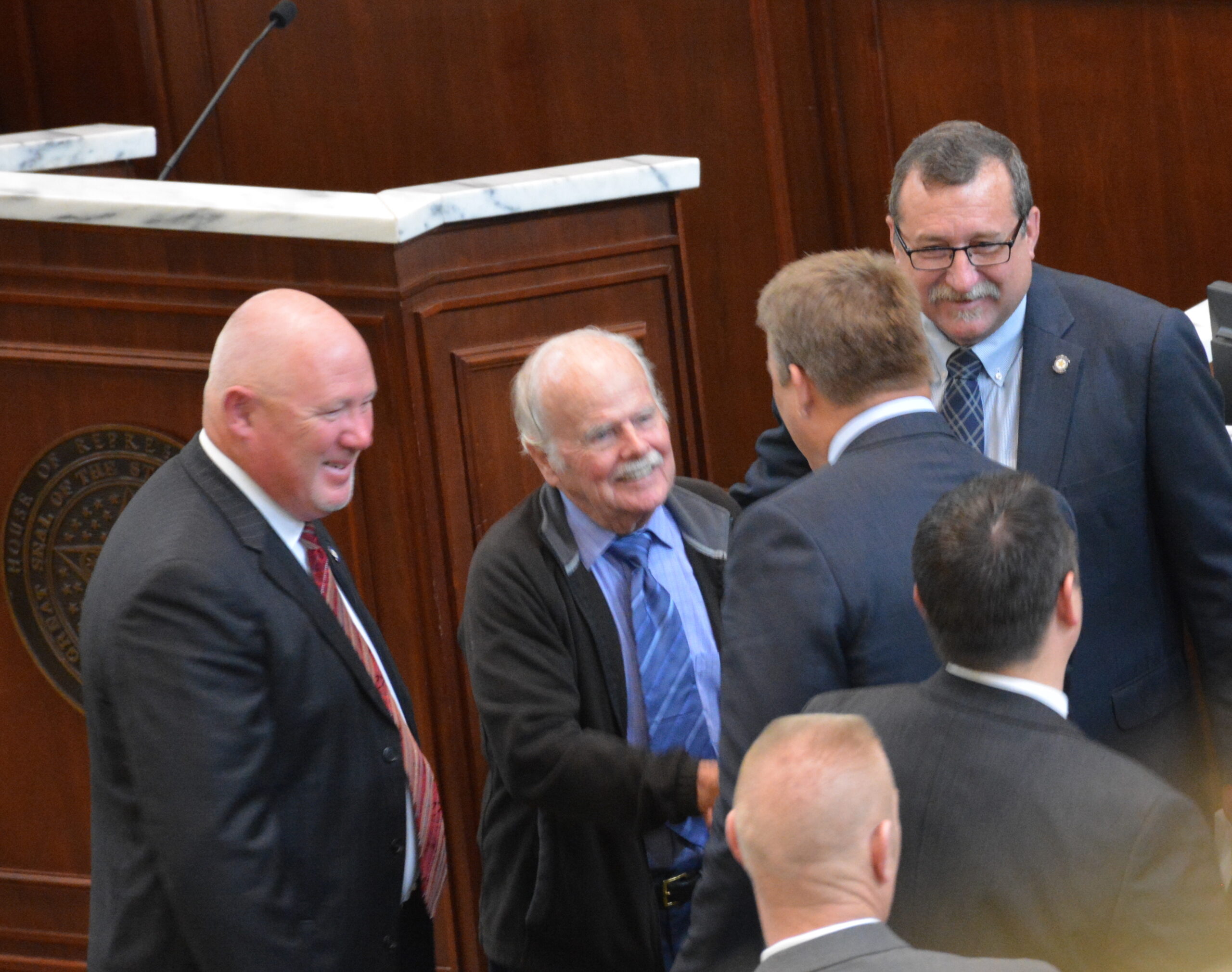 Chaplain Fox honored by house