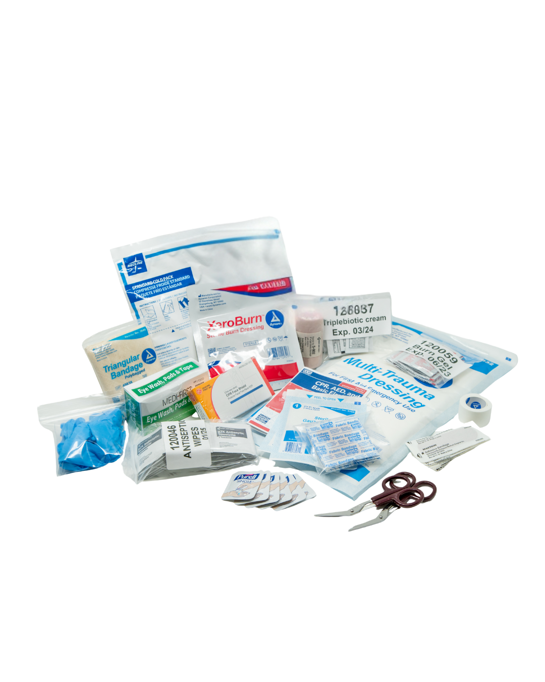 NewView first aid kit items available for individual purchase.