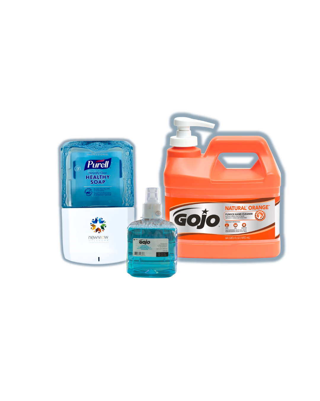 Gojo and Purell Products distributed by NewView Oklahoma