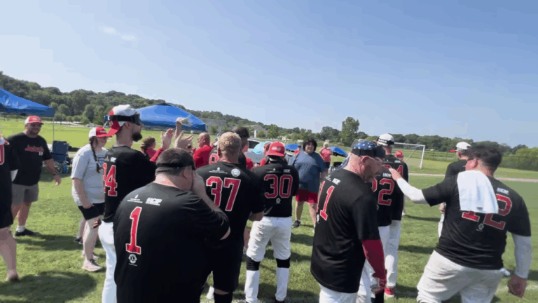 Oklahoma Lookout after their first win at the World Series