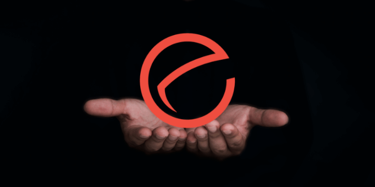 Outstretched hands with NewView logo